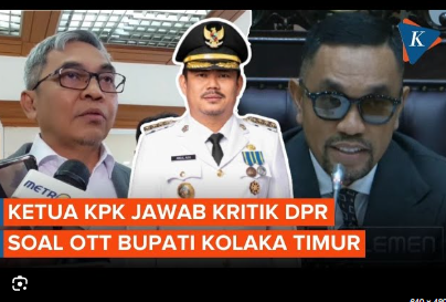 Ahmad Sahroni berbicara tentang Usul Koordinasi KPK OTT untuk menyehatkan institusi.