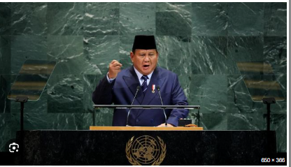 Pidato Prabowo di PBB