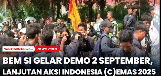 Situasi Demo 2 September 2025 Massa aksi mahasiswa memenuhi kawasan Monas dan DPR saat demo 2 September 2025 di Jakarta