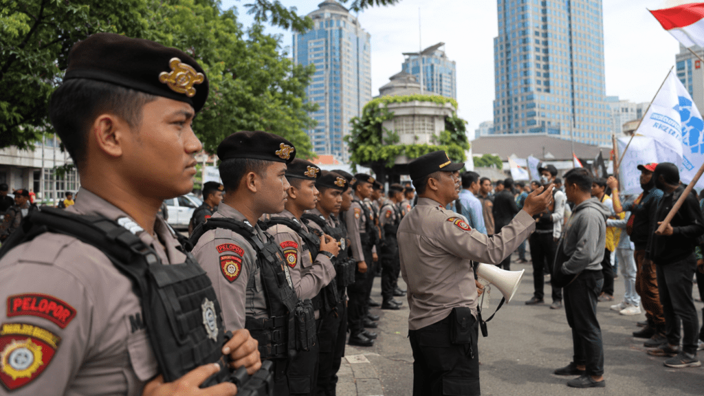 Demo Jakarta 23 Juni 2026: 1.273 Aparat Siaga, Lalin Gambir–Gatot Subroto Dialihkan