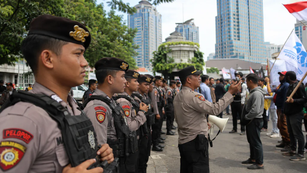 Demo Jakarta 23 Juni 2026: 1.273 Aparat Siaga, Lalin Gambir–Gatot Subroto Dialihkan
